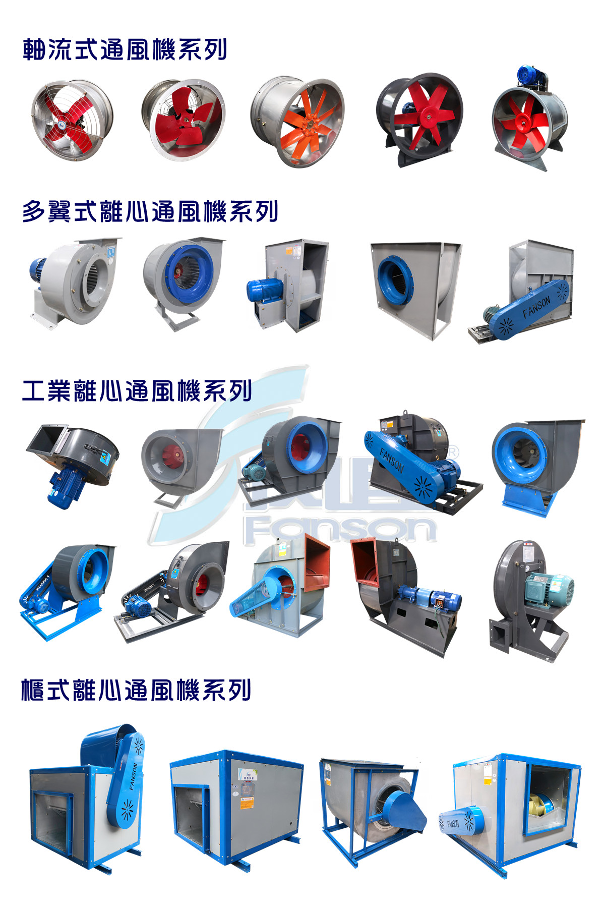離心式風機選擇哪種好？離心風機有哪些類型